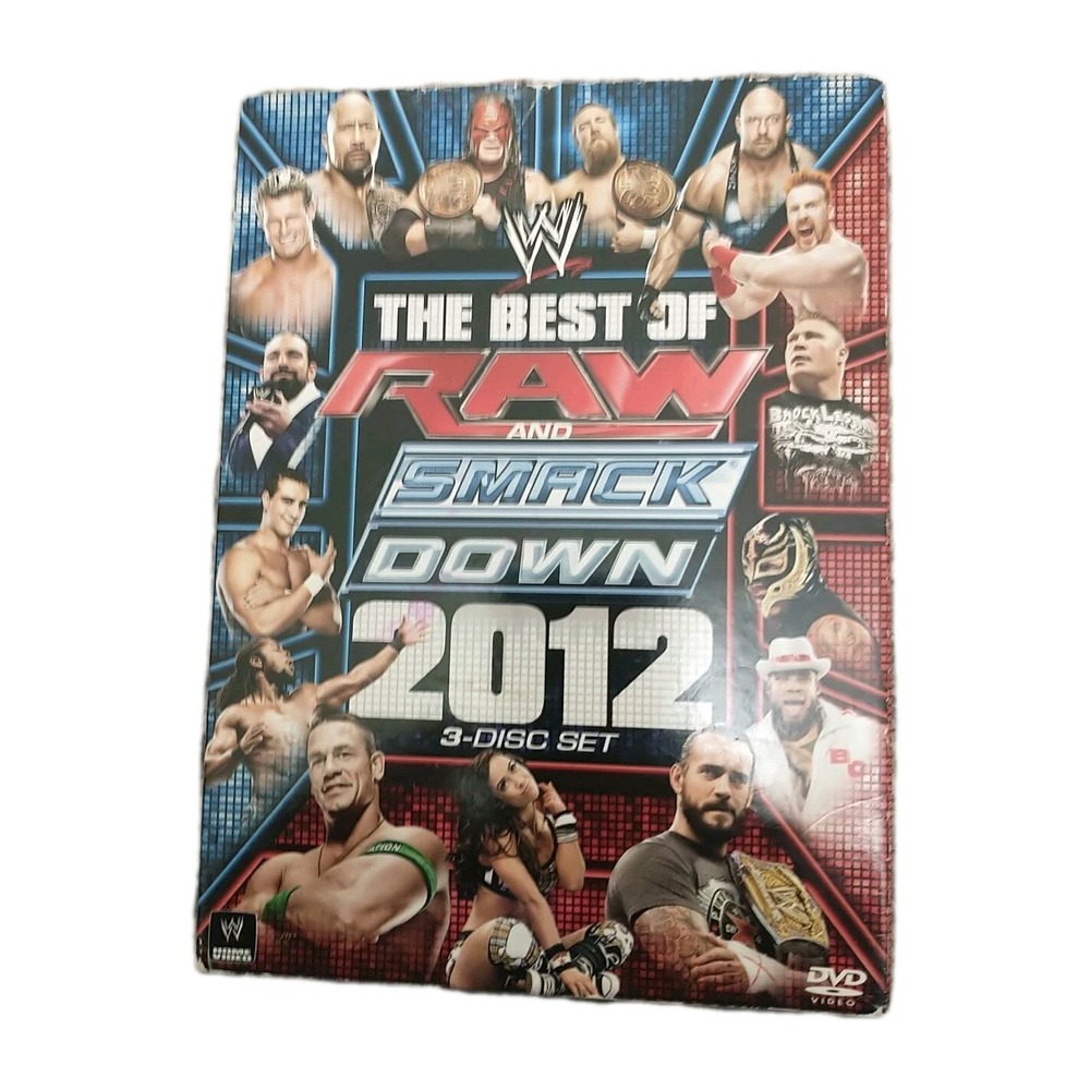 WWE The Best of Raw and Smackdown 2012 DVD 3 Disc Set Missing Disc 3